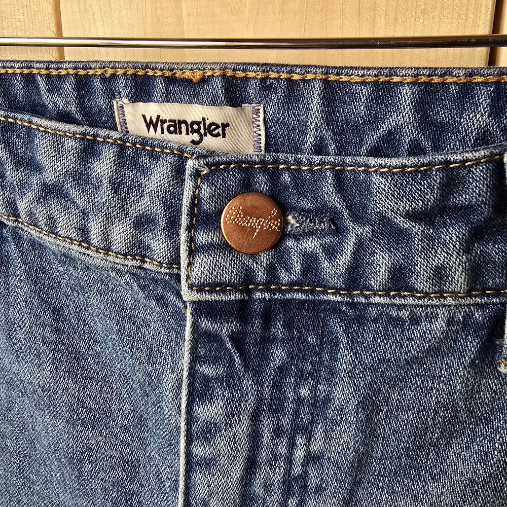Wrangler Wild West 603 High Waist Ankle Straight Leg Jeans size 31 - Picture 6 of 13